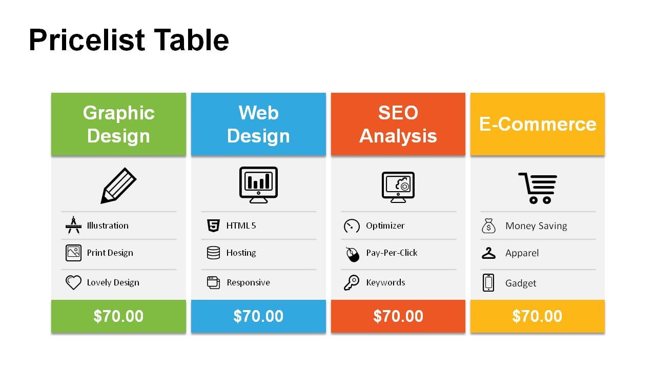 Free Powerpoint Templates Comparison Chart